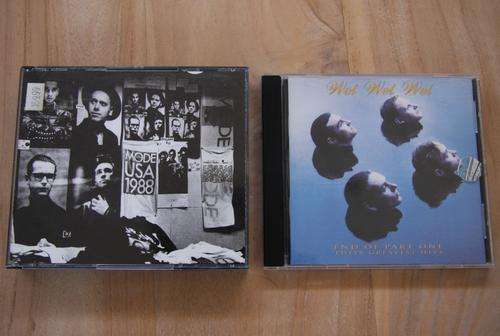 "Depeche Mode 101" - double CD pack  &  Wet Wet Wet's "End of part one - their greatest hits"