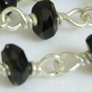 Original KAM jewelry: Solid 925 Sterling Silver and Natrual Spinel necklace - 5.546g, 53cm