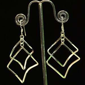 925 sterling silver dangling earrings