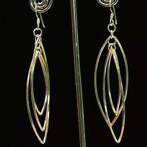 925 sterling silver dangling earrings