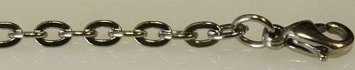Stainless steel necklace chain 50cm 6.548g