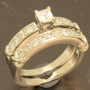 Solid 925 Sterling silver rings, size 7