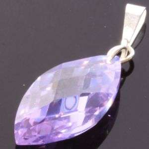 Solid 925 Sterling Silver & Crystal Pendant