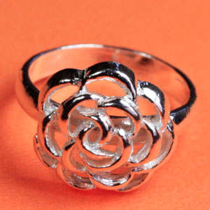 Solid 925 Sterling Silver ring size 7# + 3.58g