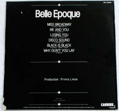 Belle Epoque - Miss Broadway lp/vinyl - import France - (vinyl NM-)