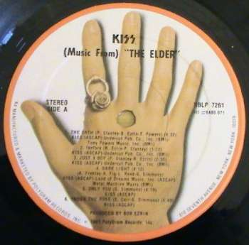 KISS - Music from The Elder vinyl lp - import (NM-/Ex VG+)