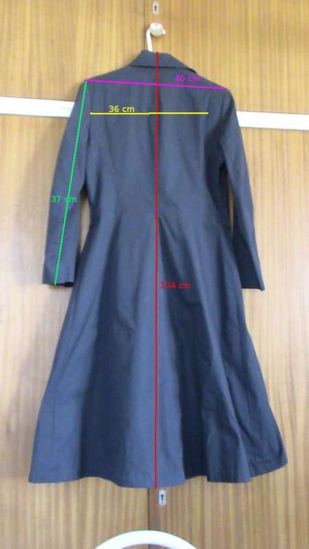 Size 10 All Weather Ladies Navy Blue Coat/Jacket