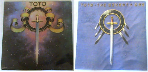 TOTO - Toto (1978) and The Seventh One (1988) 2 vinyl lps
