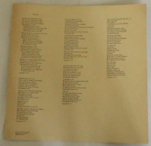 Strawbs - Hero and Heroine Vinyl LP (with separate lyrics sheet) 1974