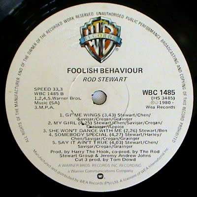 Rod Stewart - 2 lp vinyls -  Foolish behaviour and The Rod Stewart collection