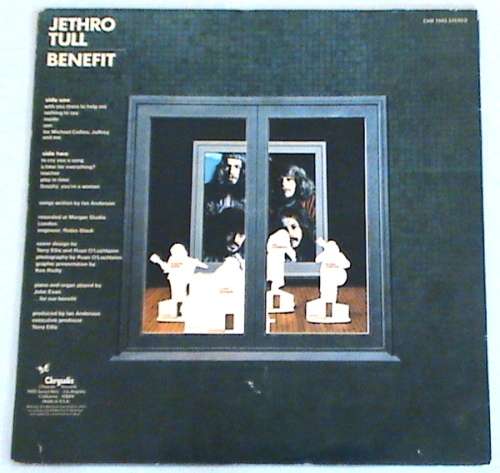JETHRO TULL collection 5 vinyls/lps : 1970, 1972, 1974, 1976, 1978