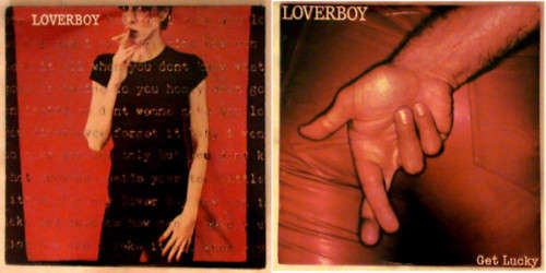 Loverboy collection of 2 lp vinyls - Loverboy -1980 and Get Lucky -1981