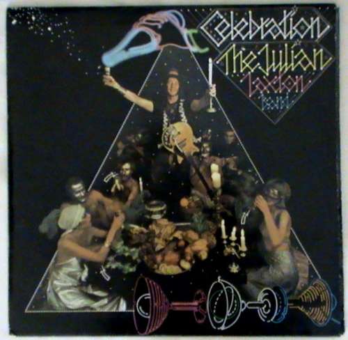 Julian Laxton band - celebration vinyl lp gate-fold cover and with lyrics