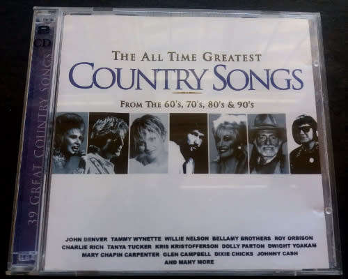 Country music - collection of 6 CD albums with various artists - 2 have double Cds - 152 songs