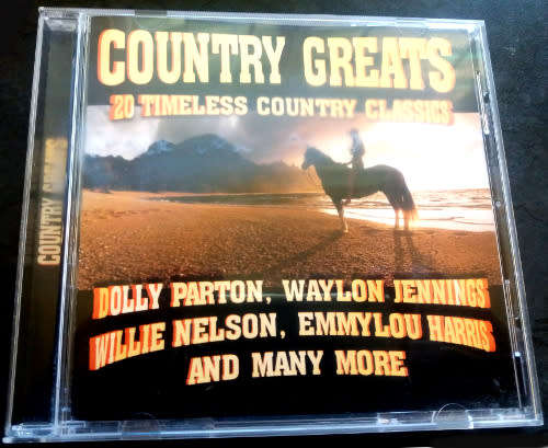 Country music - collection of 6 CD albums with various artists - 2 have double Cds - 152 songs