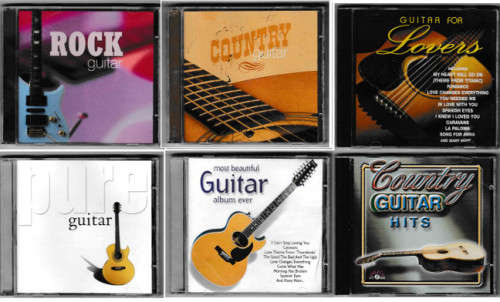 Collection of 6 Guitar CD albums - 107 tunes