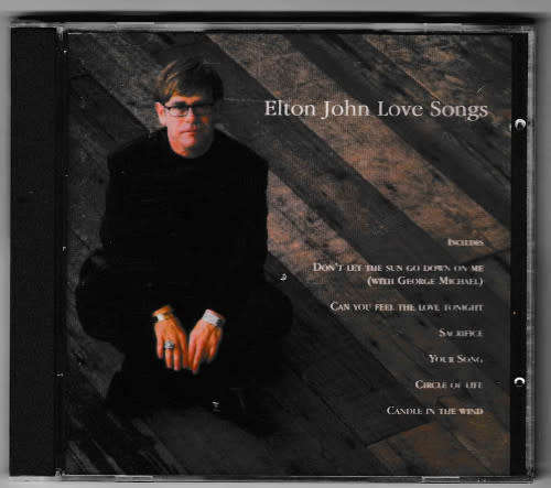 Elton John - Love songs - cd with lyrics - 17 songs