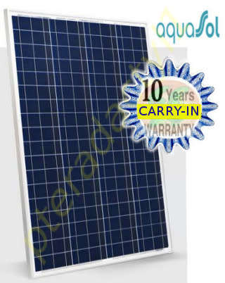80W (36V) AquaSol high voltage solar panel designed for solar pumping ex CPT/JHB/BLM-Special Offer
