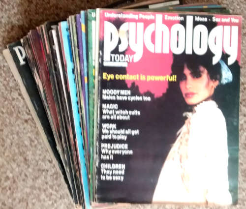 Psychology Today Monthly Volumes - 42 Issues in total