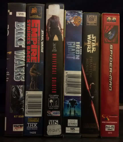 VHS 6 job lot movie collection - approx ten hours of entertainment viewing time