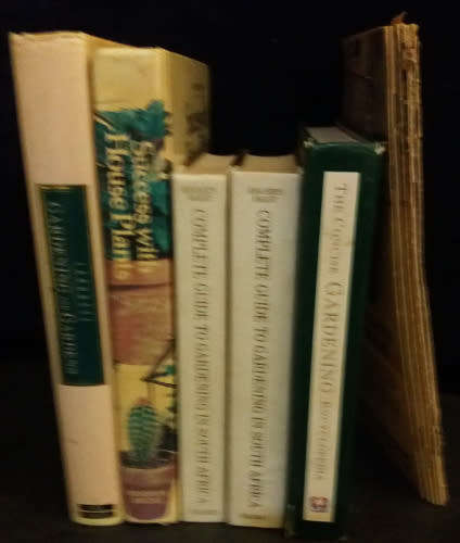 Gardening, Gardens and House Plants - book collection