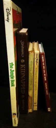 The Jungle Book, Kidnapped, White Fang etc - 5 classic children books - Readers