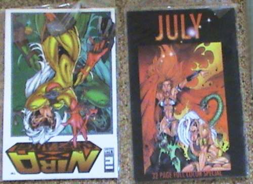 Nira Cyber - Angel issues 1 and 2 - Entity comics 1996