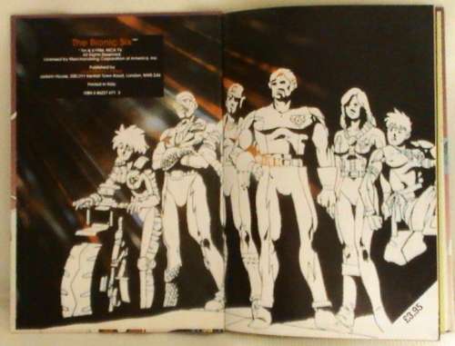 BIONIC SIX ANNUAL 1986 hardcover - rare and hard to find