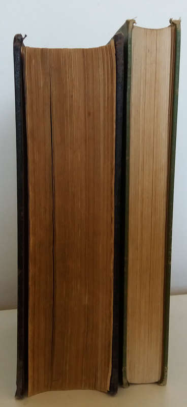 Gray`s Anatomy 27th edition printed 1938 and Structure and Function in Man 3rd edition printed 1974