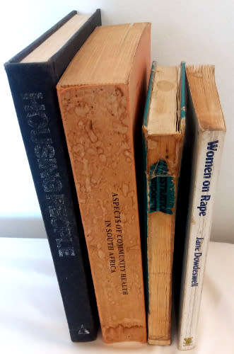 Social Issues 4 books - Community Health, Housing People, Women on Rape, Public Administration