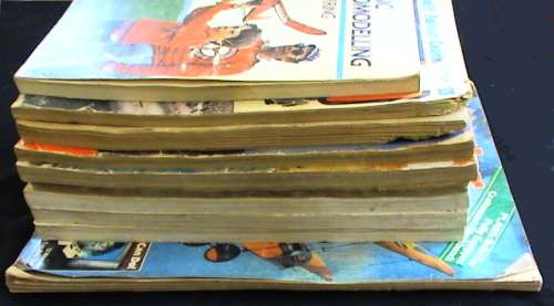 Popular Mechanics (6), Science and Mechanics (2), Mechanix Illustrated and Basic Aeromodelling