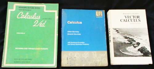 CALCULUS - 3 book job lot.
