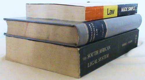 Law Books x 3 - The SA Legal system and its background, Rhodesian commercial law and Law made simple