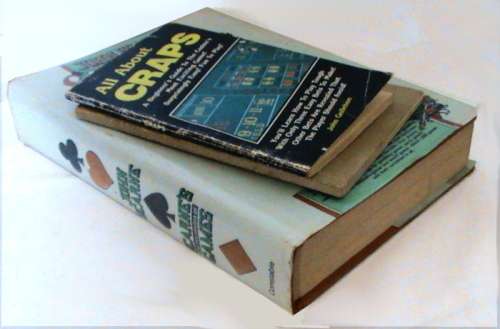 3 books on gaming - Scarne`s encyclopedia of games - Win-like-me - All about craps