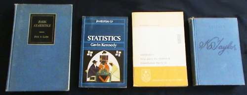 Statistics - A collection of 4 books on this subject.