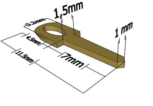 Soldering tags/lugs PCB assembly RLP 5059 - 6000 pieces approx.