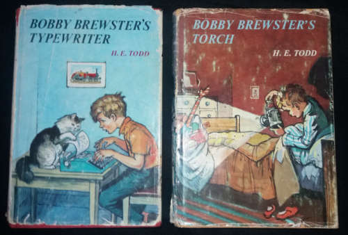 First edition Bobby Brewster`s typewriter and Bobby Brewster`s torch