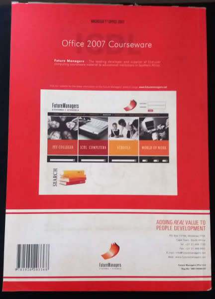 Office 2007 Courseware syllabus 5 edited by David Vodhi revised edition 2008