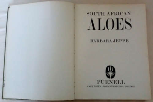 South African Aloes by Barbara Jeppe