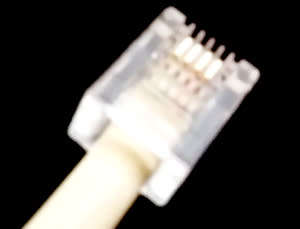 RJ11 Plug to RJ11 Plug Extension Cable approx 15 meters
