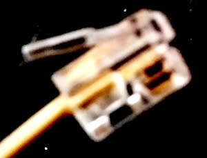 RJ11 Plug to RJ11 Plug Extension Cable approx 15 meters