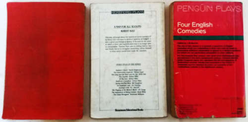 English Short Stories of To-day (Oxford ed.), A man for all seasons and Penguin plays - 4 Comedies