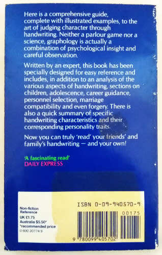 Handwriting Analysis - a fully illustrated guide by Barbara Hill