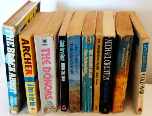 Mystery and Crime 10 novels - Edgar Wallace, Jeffrey Archer, Alan Scholefield, Michael Crichton etc.