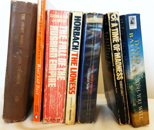 J Steinbeck 7 books - Heat and dust, Fall of Russian Empire, The lioness, Scarlet princess etc