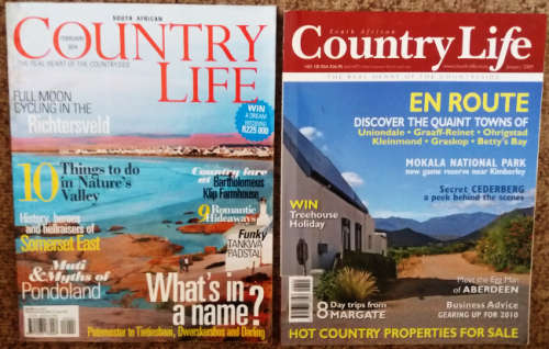 Country Life issues x 10 and go! Platteland x1