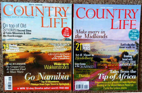 Country Life issues x 10 and go! Platteland x1