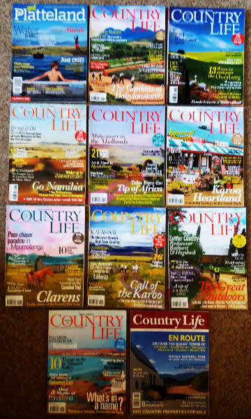 Country Life issues x 10 and go! Platteland x1