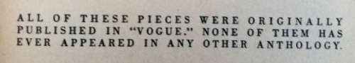 Vogue`s first reader - Australian first edition 1944 published by Georgian House