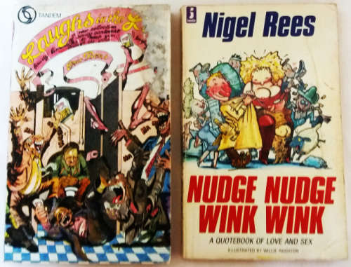 Humourous books for adults: Nudge nudge, Wink wink and Laughs in the loo